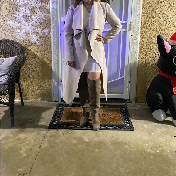 Missguided long cream jacket - Picture 6 of 6